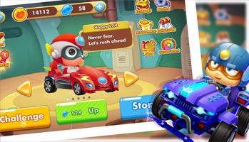 3D Racing Car Watch Battle 포스터