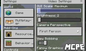 GUI Hack PE Addon for Minecraft PE poster