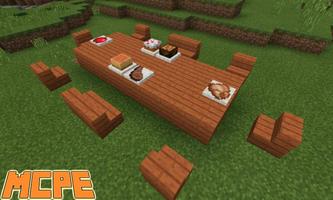 Placeable Food Addon for Minecraft PE poster