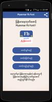 Myanmar Fb Font Affiche