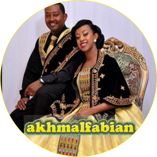 Afrikanisches Hochzeitskleid