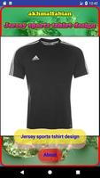 Jersey sports tshirt design plakat