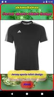 Maillot sport design en jersey Affiche