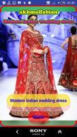 Modern Indian wedding dress پوسٹر