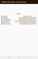 Adobe illustrator shortcut key screenshot 1