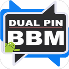 PIN Dual BBM ไอคอน