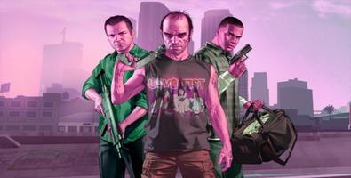 Grand theft auto V poster