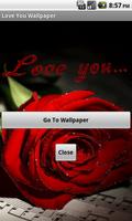 Love You Wallpaper Affiche