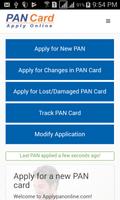 PAN Card Apply, Correction and Search Online poster