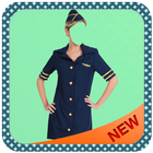 Air Hostess Photo Suit Editor-icoon