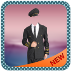 Pilot Man Photo Suit Editor آئیکن