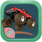 Monster Truck Offroad puzzles أيقونة