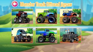 Monster Truck Offroad puzzles تصوير الشاشة 1