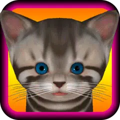 Cute Kitten - virtual pet cat to take care