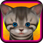 Lindos gatitos mascota virtual para cuidar icono
