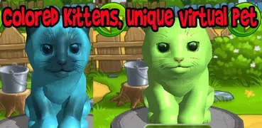 Colored Kittens, virtual pet
