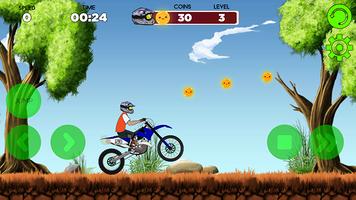 Enduro extreme motocross stunt plakat