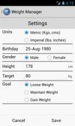 Weight Manager screenshot 7