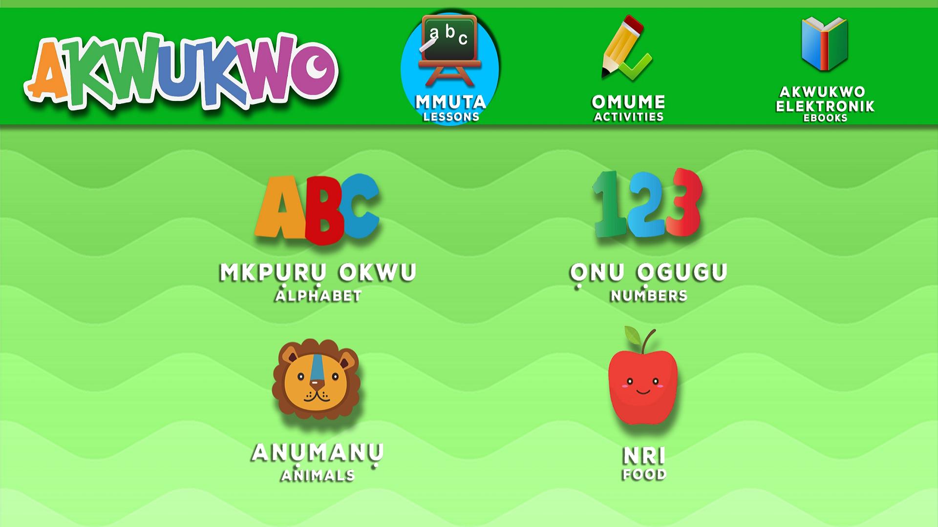 Kids game app