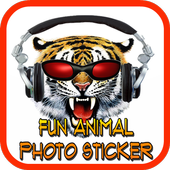 Fun Animal Photo Sticker icon