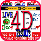 LIVE 4D RESULTS simgesi