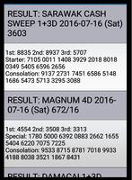 LIVE 4D RESULTS screenshot 3