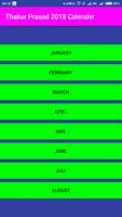 Thakur Prasad 2018 Hindi Calendar cum Panchang تصوير الشاشة 2