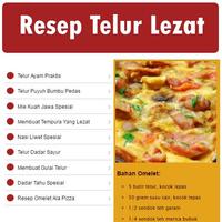 Resep Olahan Telor Lezat تصوير الشاشة 2