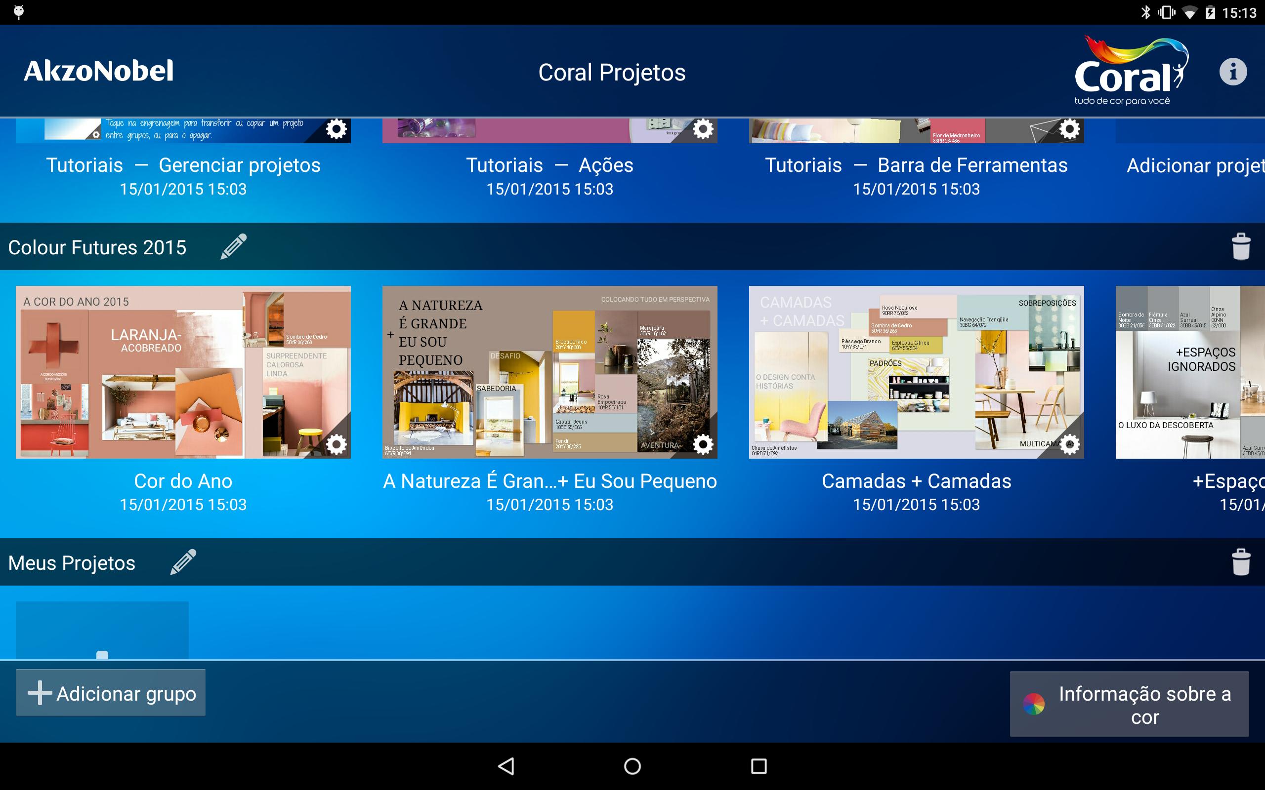 Coral Projetos para Android - APK Baixar
