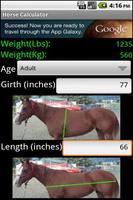 Horse Weight/Height Calculator capture d'écran 1