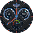 Lathom Rugged Black Android Wear Watch Face aplikacja