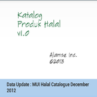 Katalog Produk Halal ikona