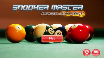 Snooker Master With Computer Affiche