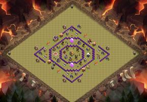 War Base COC Affiche