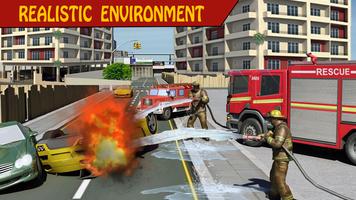 Firefighter Emergency 2018:New Simulator Games 3D screenshot 3