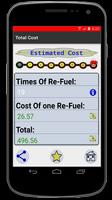 Poster Gas Travel - Calculator