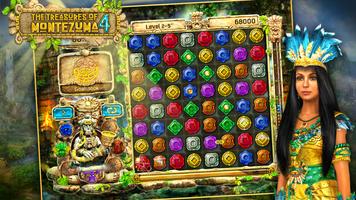 Treasures Of Montezuma 4 Free. Match-3 game โปสเตอร์