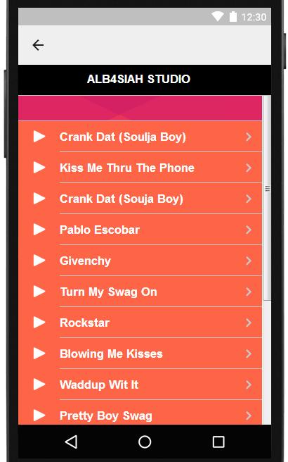 Soulja Boys Songs Lyrics For Android Apk Download - soulja boy kiss me thru the phone roblox