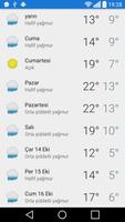 Samsun - hava durumu screenshot 1