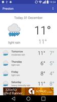 Preston, GB - weather الملصق