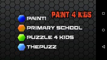 Paint4Kids - Painting game الملصق