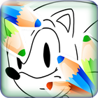 Sonic Coloring book icon