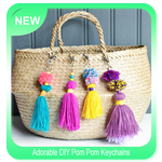 Adorable DIY Pom Pom Keychains APK