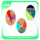 Beste DIY Colour Block Uhr Zeichen