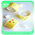 Cute DIY Party Game Marshmallow Toss Tutorials icône