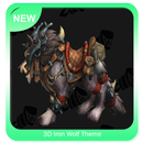 Thème 3D Iron Wolf APK