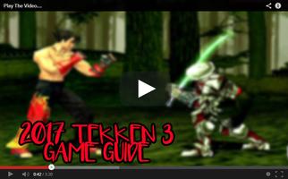 2017 Tekken 3 game guide poster