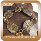Clássico de Bronze Criativo DIY ícone