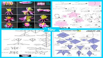 Origami Flowers Step by Step постер