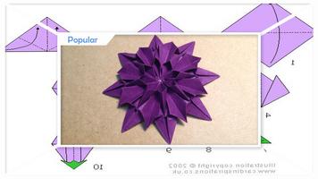 Origami Flowers Step by Step capture d'écran 3